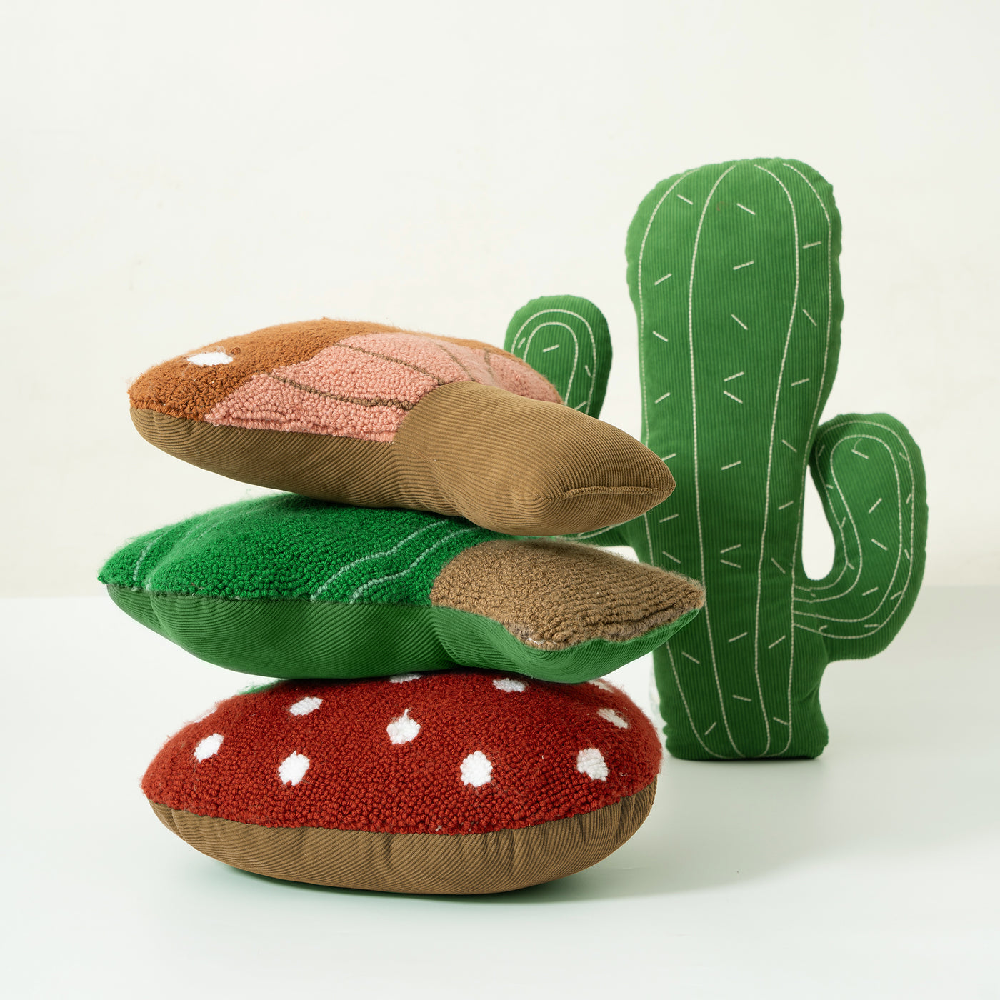 Cartoon Nature Kussens – RBAN SPCTRA Kindercollectie